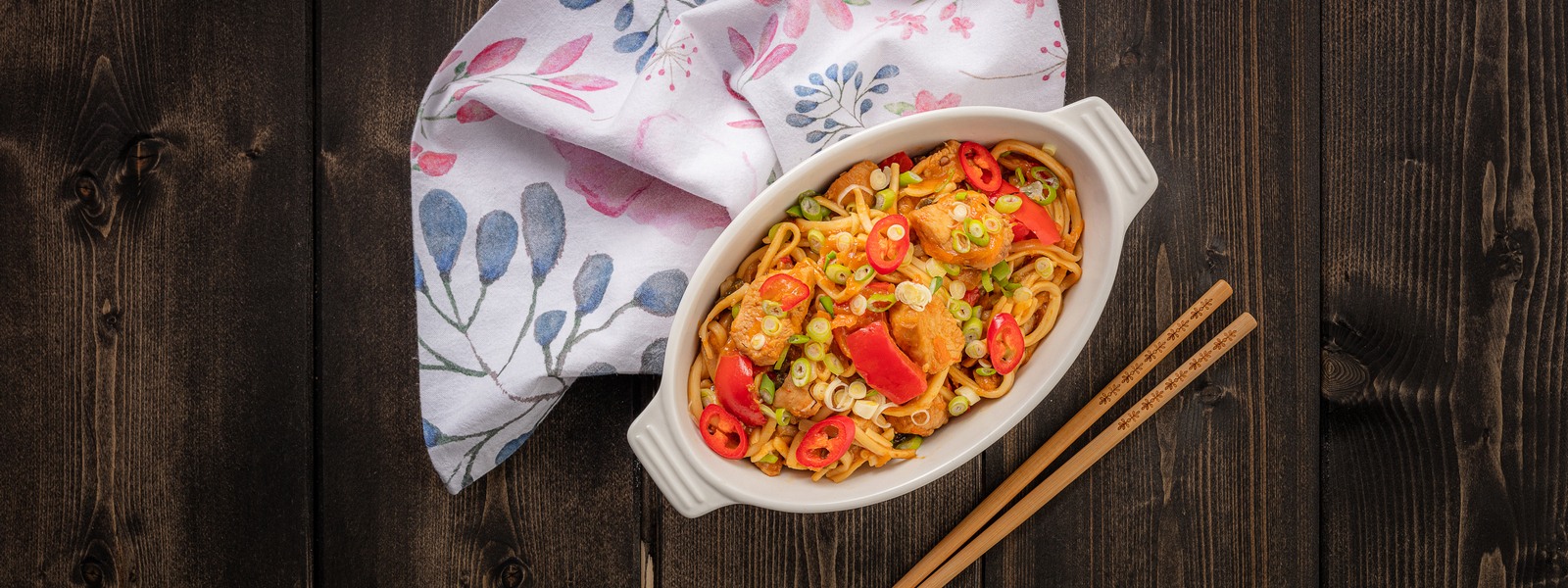 Kuracie udon rezance